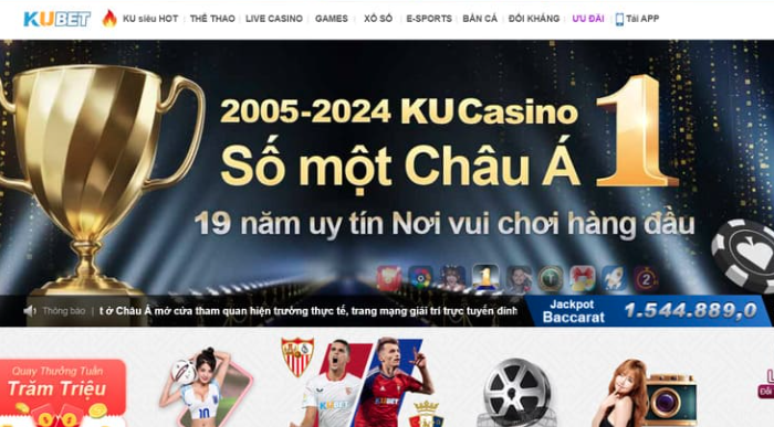 Kubet88 chứng tỏ sự phát triển mạnh mẽ của mình trên thị trường Kubet77 cá cược trực tuyến bước tiến không ngừng trong suốt nhiều năm